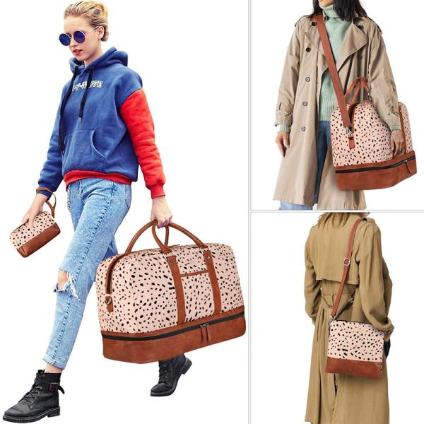 Voyage d'affaires porter sur Tote Voyage sac de week-end avec manche de chariot