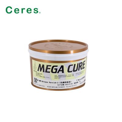 O baixo odor deslocou o verniz uv da liberação de Japão Megacure Mw dos produtos químicos da impressão