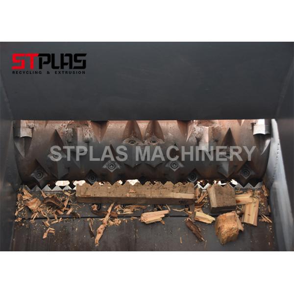 shredder Industrial singel shaft for waste wood and recycling wood shredder