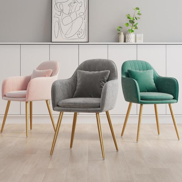 Silla de comedor de tela moderna para la cocina del salón del hotel