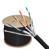 CAT6A Cabo blindado 4 pares 23AWG de cobre puro 1000FT 305M rolos