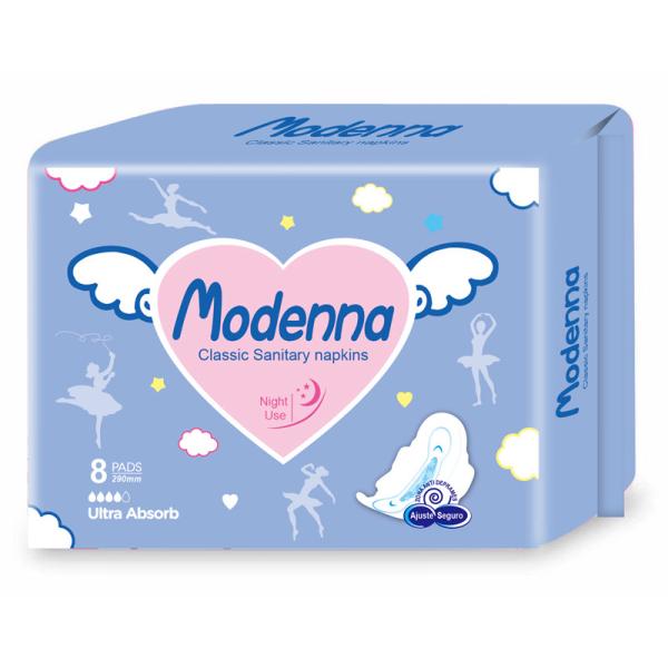 Super Absorbent Ladies Sanitary Napkins 155mm Organic All Cotton Sanitary Pads