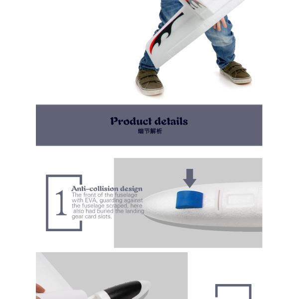 Drone Type yes 2024 2.4 GHz Fx707 Airplane Rc Plane 2ch Epp Craft Remote Control Aircraft Electric Funny Rc Glider Airplane