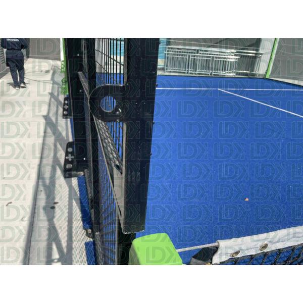 High Quality Artificial Grass Free Of Filling Bule Curved Padel Court