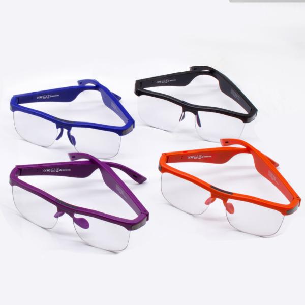 Mirror Glasses Leopard Print Cloth Accessories Conversation Navigation Open style multi-function Voice control AI Glasses