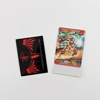 Soft Double Laser Toploader à prova d'água para 100PCS Custom Art Impresso Manchas de Cartão Desportivo