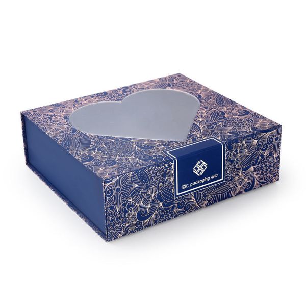 Boîtes cadeaux rigides en carton recyclable de luxe avec logo personnalisé, ouverture en porte, avec gaufrage pour emballage de vernis à ongles, huile, sérum de soin de la peau