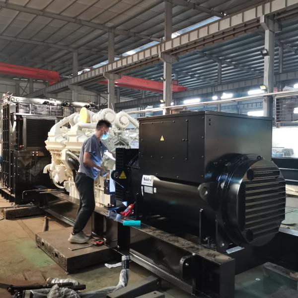 генератор 60Hz 2000kw дизельный набор генератора 2500 Kva высоковольтный