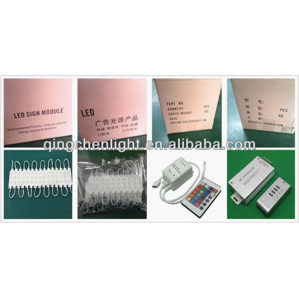 SMD 5050 Full Color DC12V Waterproof 4Chips Square Sign Module Led RGB Module