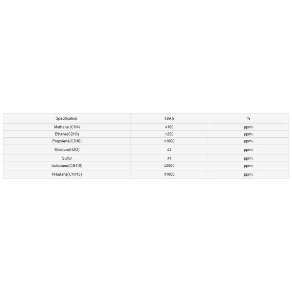 China High Purity Best Price Best Seller C3h8 Cylinder Gas Propane