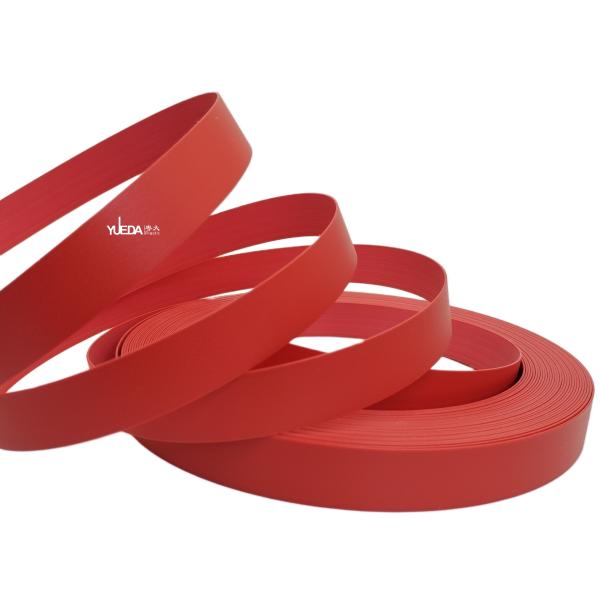 Yueda A1117 Edge Banding Eco - friendly PVC Long lasting Bright Red & High Adaptability for Furniture Edging