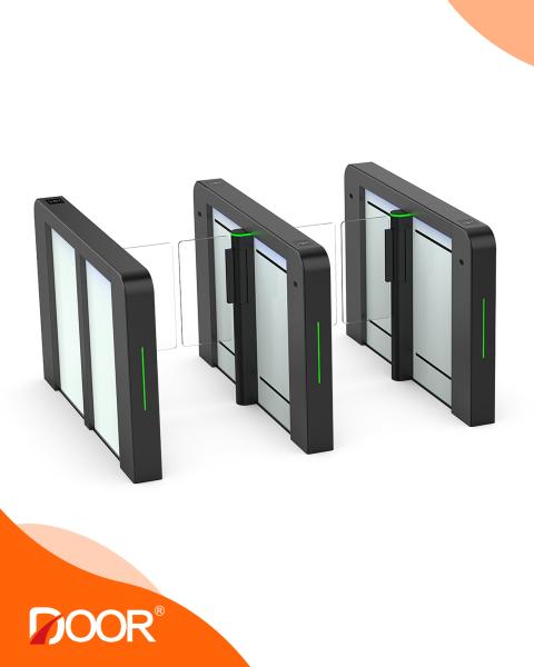 ハイエンドジム、オフィスビル、商業センター向けスマートスピードゲート回転式改札スイングゲートサーボモーター