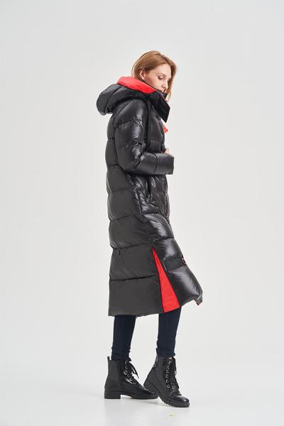 FODARLLOY Professional manufacture cotton jacket New Arrival Winter Shiny Cotton Hooded  womens jacket and coats