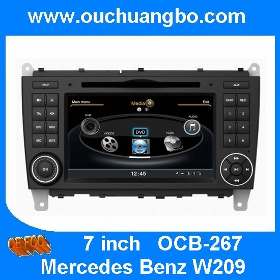 Ouchuangbo S100 platform Mercedes Benz W209 multimedia kit head unit radio support WIFI ca