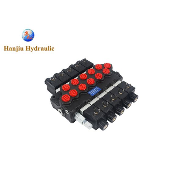 Hydraulic Control Valve SD5 Series Monoblock Directional Solenoid Valve 40liters with 12VDC
