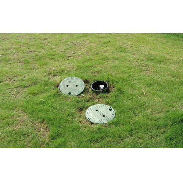 Округлая форма 6 дюймов коробки клапана полива сада АБС пластиковая земная анти- УЛЬТРАФИОЛЕТОВАЯ