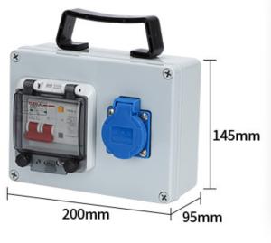 220V 16A モバイル 屋外防水工業ソケットボックス 380V 32A 携帯電源ボックス