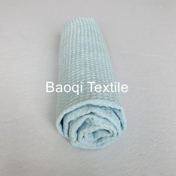 Blue color size 20”microfiber glasses towel polyester waffle cleaning towels microfiber dish rugs from China