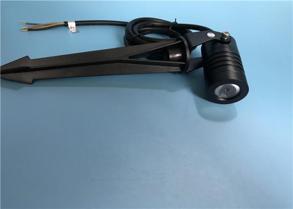 Projetores exteriores do diodo emissor de luz IP65 com alojamento de alumínio de fundição da cor preta para a iluminação do jardim