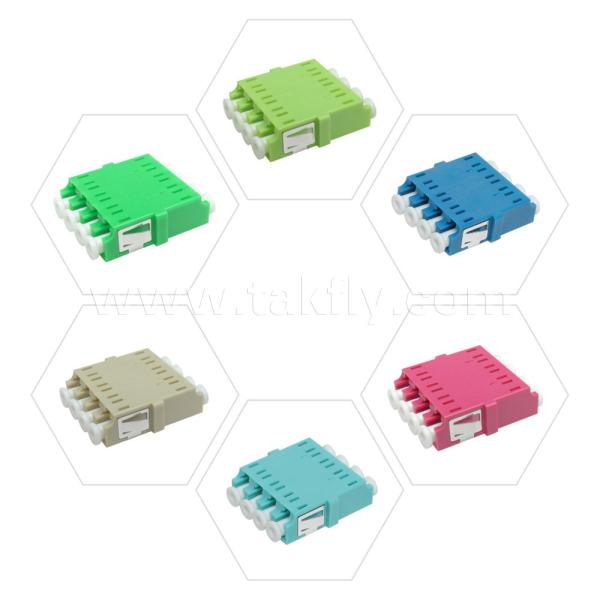 LC Adapter Cable Coupler APC/UPC SM/MM Simplex/Duplex/Quad/6 ways/8 ways Fiber Optic For Data Center FTTH