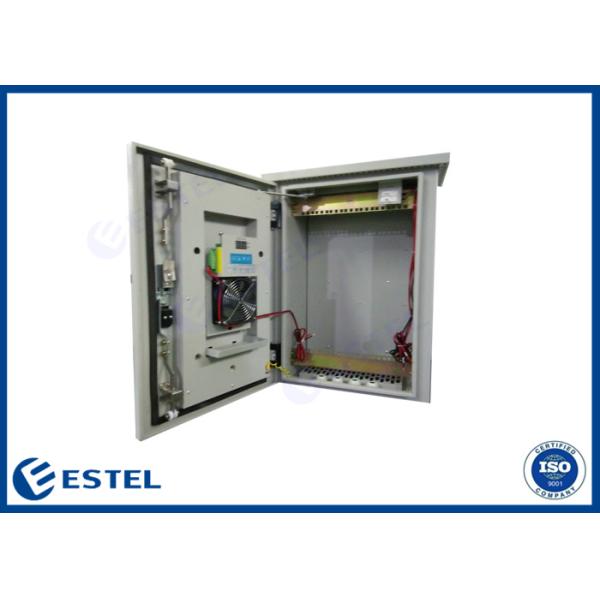 Pole Mounted Outdoor Telecom Enclosure Hot Dip Galvanized Steel Cabinet