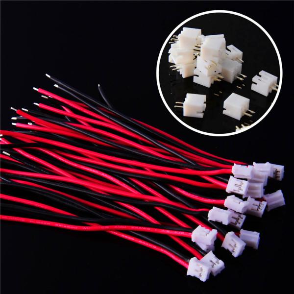 Ph2.0 Micro 2 Pin 24AWG Silicone Cable Male Female 100mm 150mm