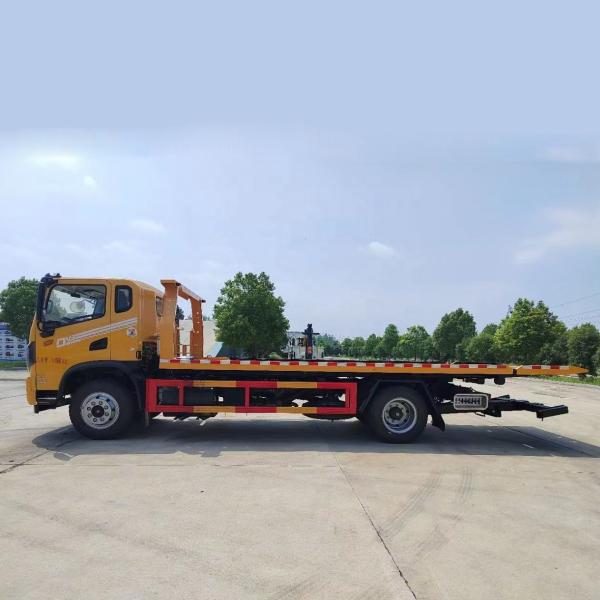 Huashen  5-8 Tons Flatbed Trailer Wrecker Truck   Tow Trucks