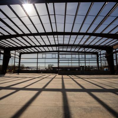 Prefab Steel Structure Car Showroom Fire Resistant With Easy Installation