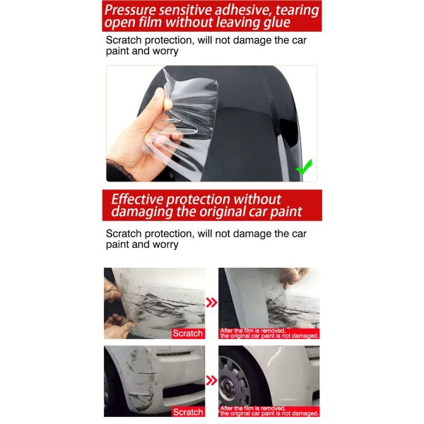 1.52 X 15m Car Sticker Clear TPH PPF Film Car Paint Film Wrap