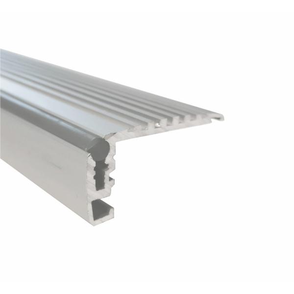 Os perfis de alumínio da extrusão do diodo emissor de luz T5 de H22.5mm 6063 anodizaram linear para a iluminação da escada