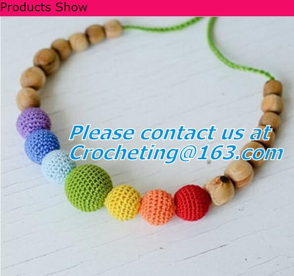 Breastfeeding toy for baby Teething Necklace Nursing Necklace Breastfeeding Necklace Croch