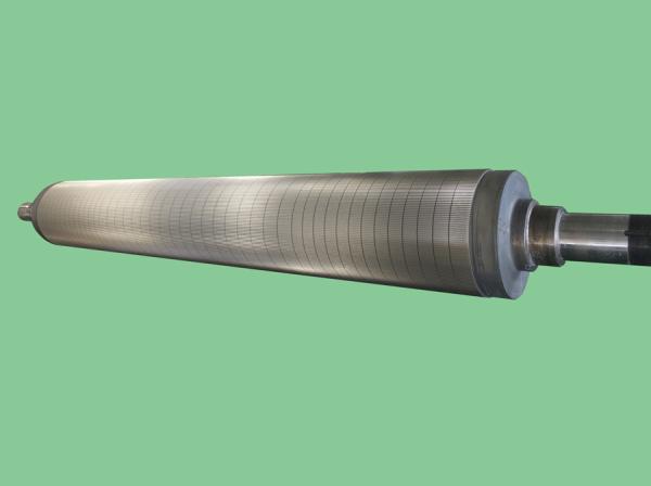 E Flute Steam Heating Chrome Plated Corrugated Roller