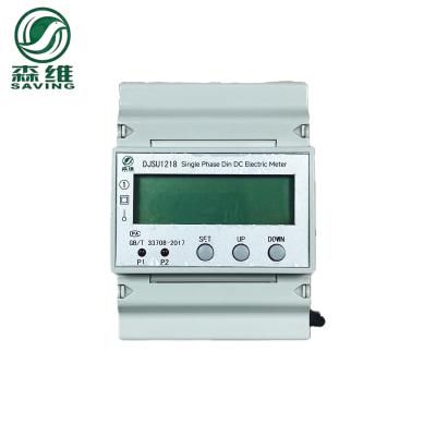 Power Range 1.5 6 kW Single Phase Din Rail Energy Meter -40C-70C with OEM Availability