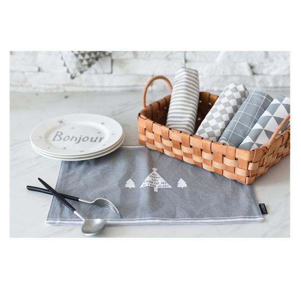 Выдвиженческое полотенце для чайной посуды Eco кухни 100% хлопок twill дружелюбное