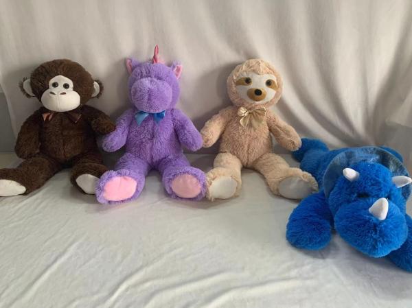 Unicorn Stuffed Animal roxo, Unicorn Gifts para meninas, luxuoso fino Unicorn Toy 60CM