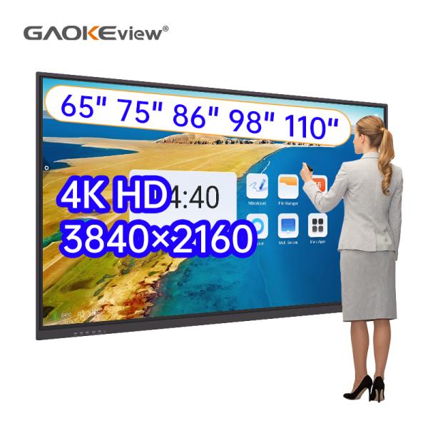 75/86/98/110 Inch Interactive Flat Panel for Education Smart Board Digital Interactive Whiteboard Smart Board for Classroom