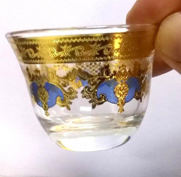 Secadora de roupa decorada Drinking Glasses do ouro da parte alta decalque luxuoso