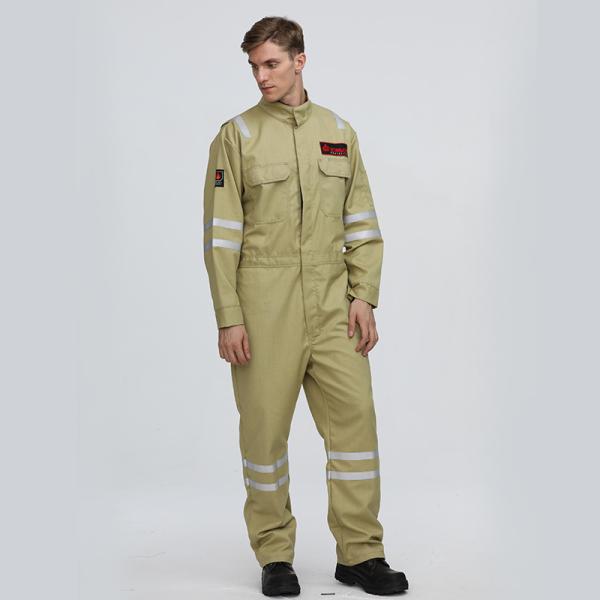 Aramid Flame-Resistant Coveralls Customized For Petroleum Refining And Chemical Industries Protective Workwear