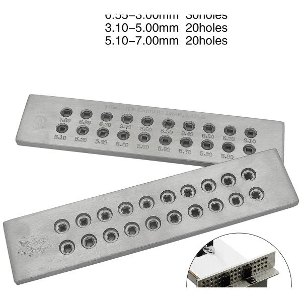 Сплав 210*50*10мм стали Drawplate провода карбида вольфрама квадратной формы