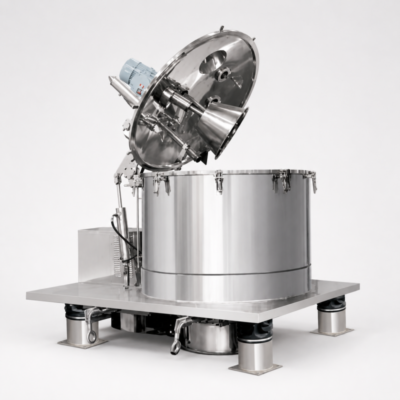  Fine Chemical Crystal Dewatering Top Discharge Centrifuge