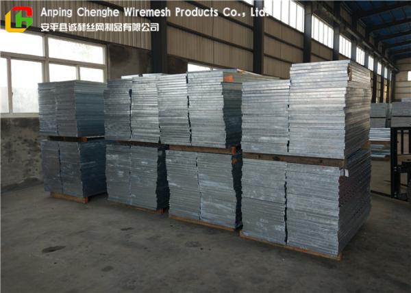 Steel Grid Trench Drain Metal Grate High Bearing Bright Surface Good Ventilation