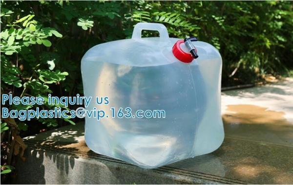 Water Container With Spigot, Storage Carrier Jug, Hiking Backpack, Survival Kit, Water Canteen