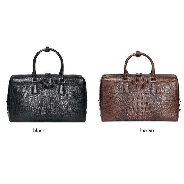 New crocodile-skin business travel carry-on handbag male high-end big volume business travel luggage briefcases