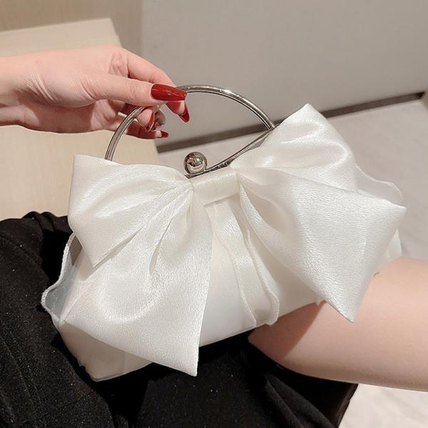 Availiable Sample Women's Silk Satin Clutch Bag for Dinner Dress and Formal Occasions