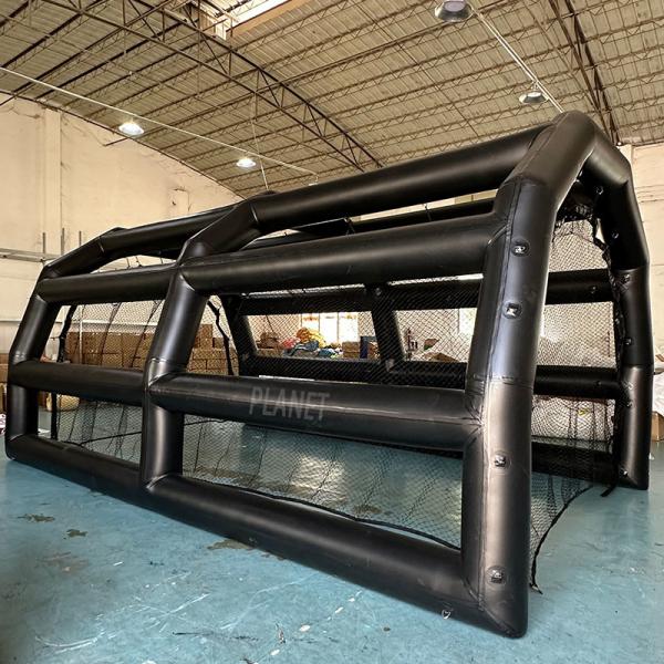 Спортивные объекты на открытом воздухе герметичные надувные бейсбольные клетки для битья