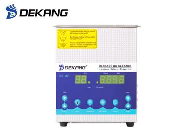 60W 1.3L Mini Ultrasonic Cleaner , Jewelry Vibration Cleaning Machine