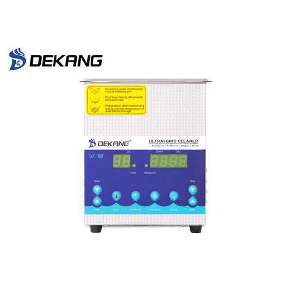 60W 1.3L Mini Ultrasonic Cleaner , Jewelry Vibration Cleaning Machine