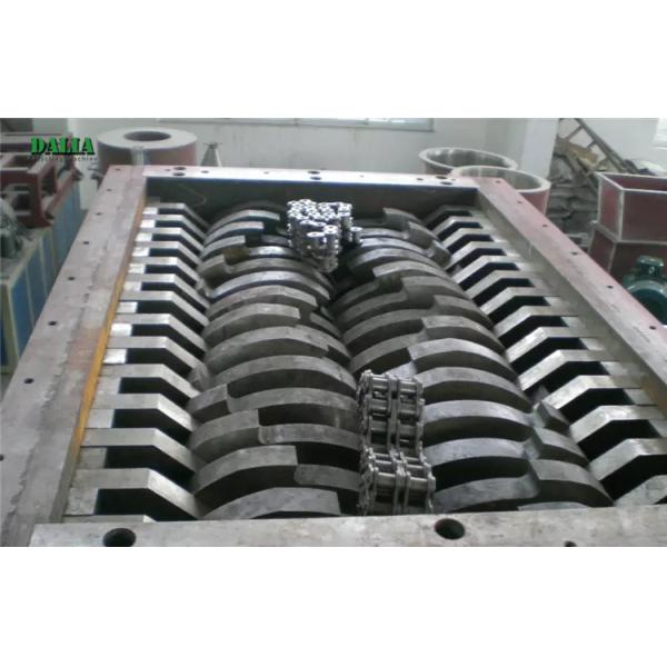 Сверхмощный металл повторно используя шредер, дробилку двойного отхода шредера вала пластиковую