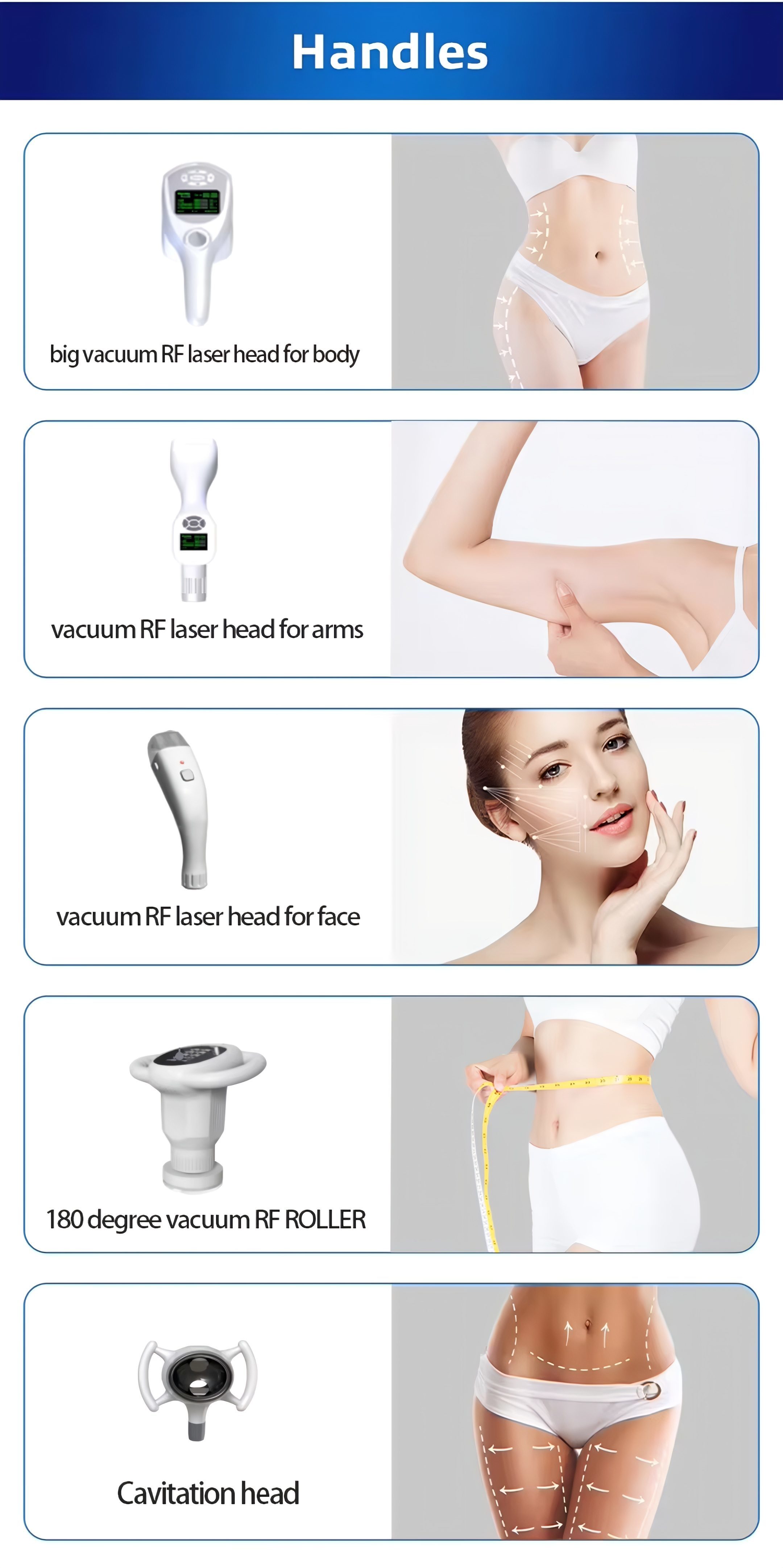 4-in-1 Body Contouring Machine with RF, Vacuum Roller & Laser Technology