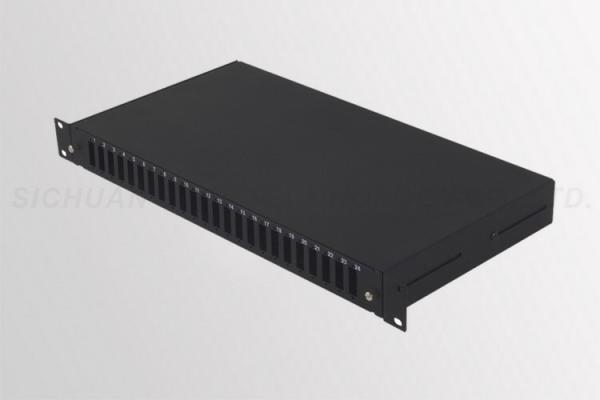 LC / UPC 24 Core Rack Mount Fiber Patch Panel OTOP/ OEM Accepted